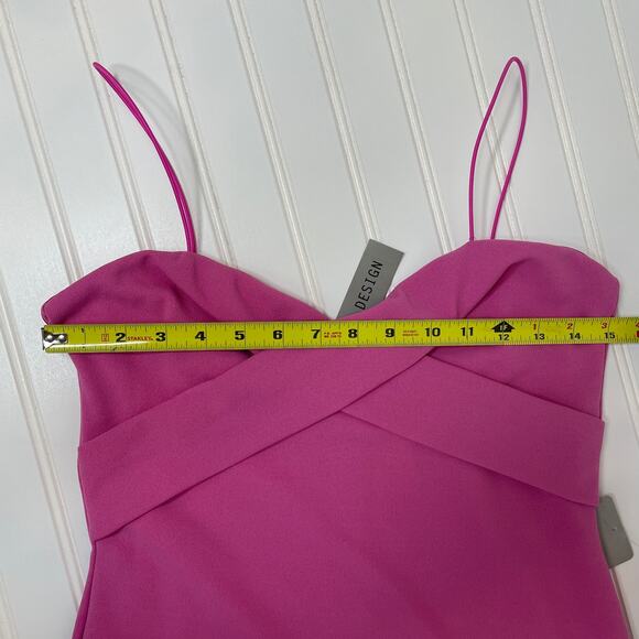 NWT Love by Design Women's Body-con Midi Pink Dress Size Medium - Picture 5 of 7